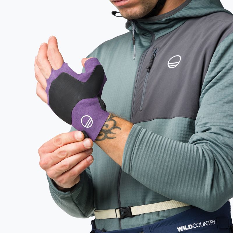 Guanti da arrampicata Wild Country Crack parachute viola 2