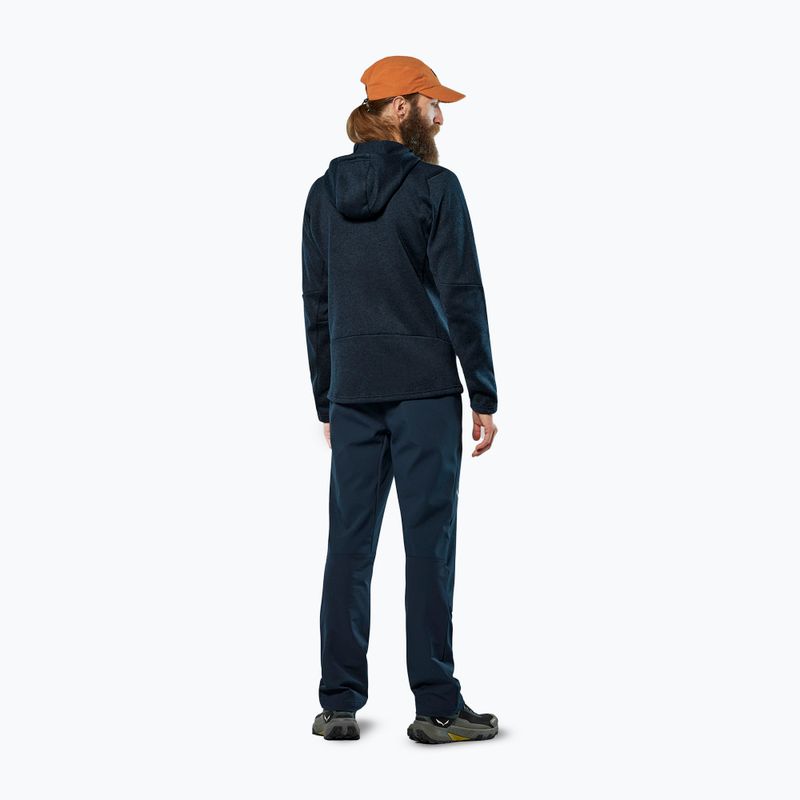 Felpa da trekking uomo Salewa Puez Rocca Polarlite Hood navy blazer 3