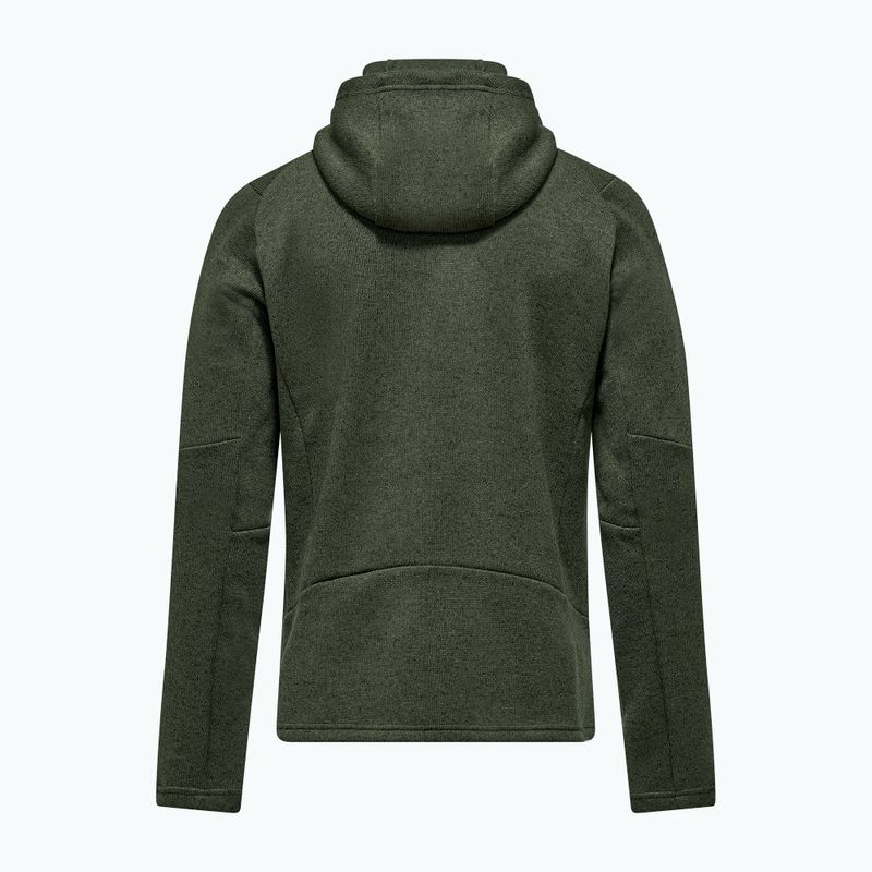Pile da trekking uomo Salewa Puez Rocca Polarlite Hood dark olive 6