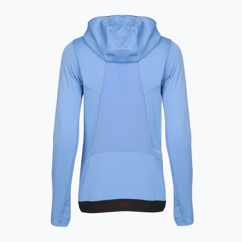 Felpa da trekking donna Salewa Pedroc PL Hooded morning blue 2