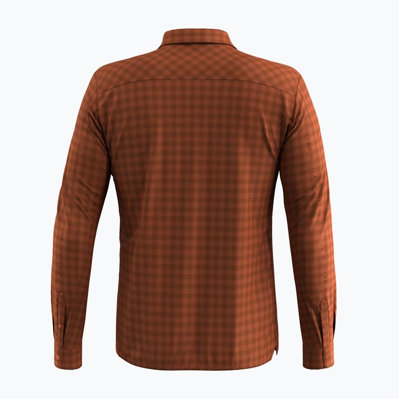 Camicia Salewa Puez Dry L/S da uomo marrone bombay 2