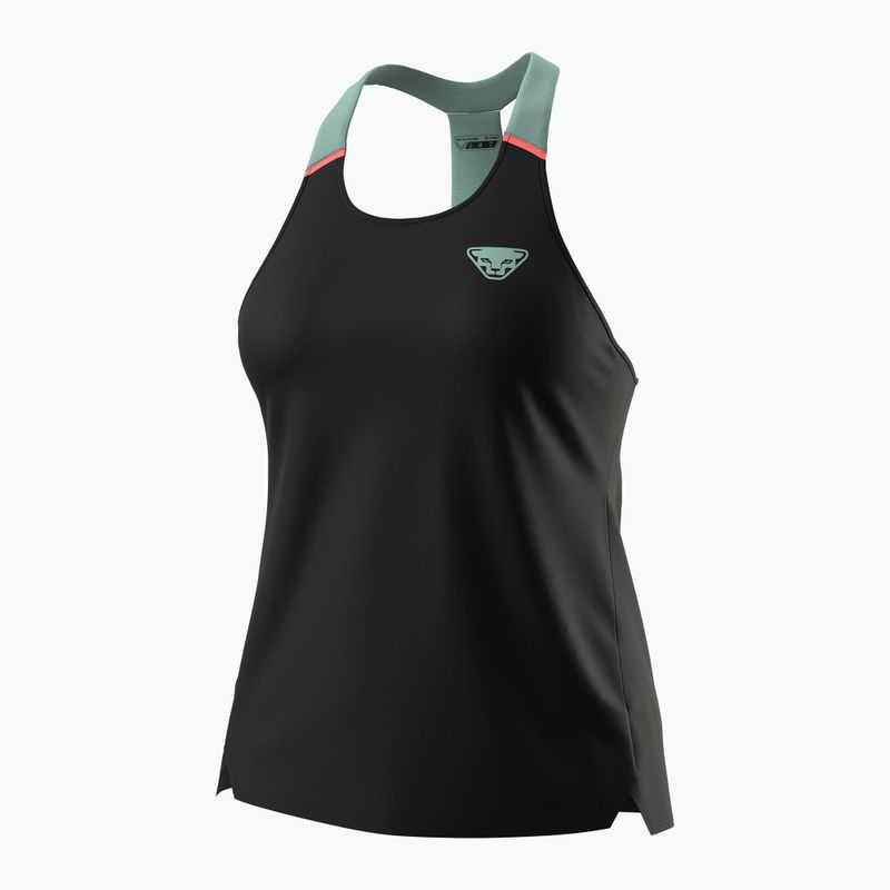 Canotta da corsa DYNAFIT Sky donna nero out jadelite