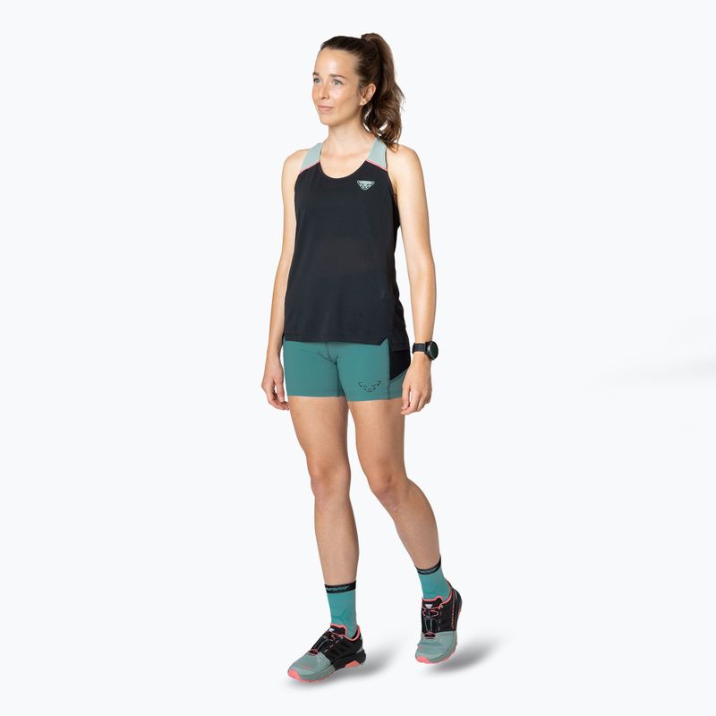 Canotta da corsa DYNAFIT Sky donna nero out jadelite 3
