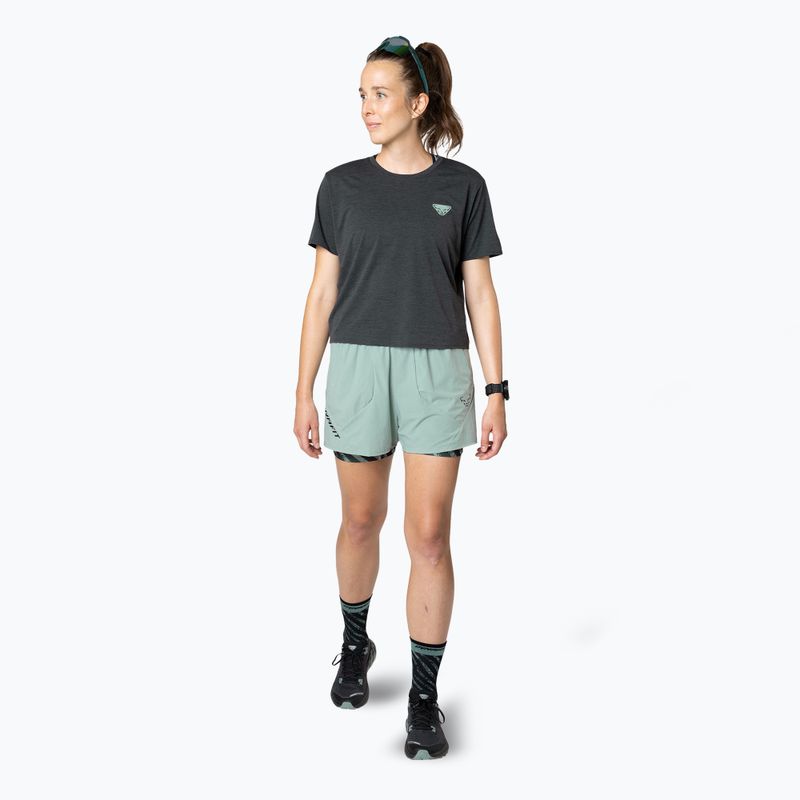 Maglietta DYNAFIT Trail running donna, nero out 2