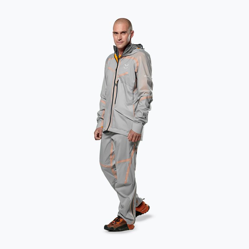 Giacca antipioggia da uomo Salewa Nxt Ptx 3L alloy 2