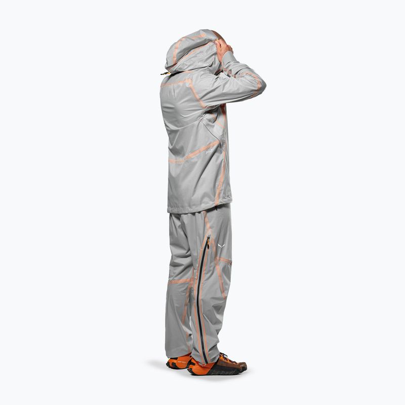 Giacca antipioggia da uomo Salewa Nxt Ptx 3L alloy 3