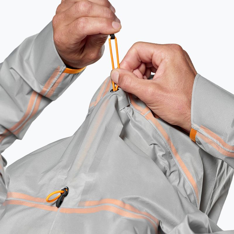 Giacca antipioggia da uomo Salewa Nxt Ptx 3L alloy 5
