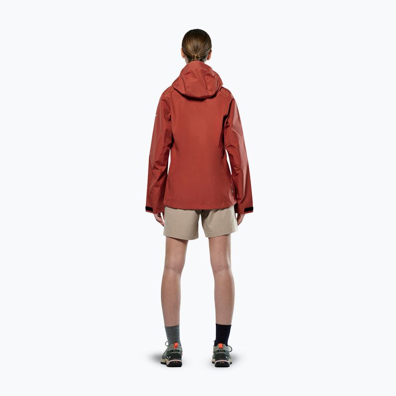 Giacca impermeabile da donna Salewa Puez GTX 3L Epe etruscan red 3