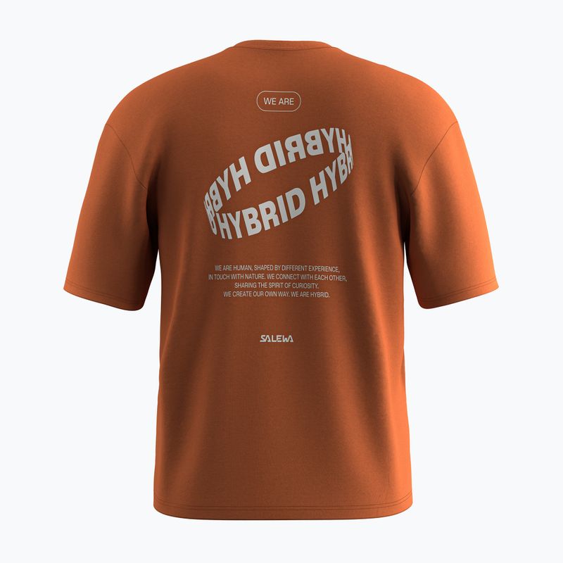 Maglietta Salewa Eagle Hybrid Loose da uomo marrone bombay 2