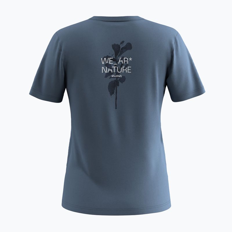 T-shirt Salewa Eagle Nature donna blu java 2