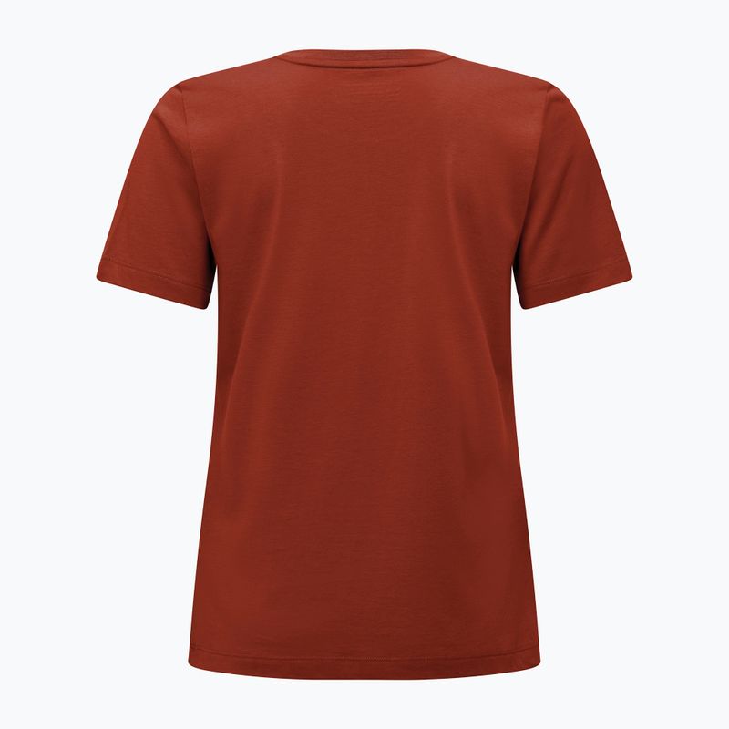 T-shirt Salewa donna Eagle Logo Patch 1980 rosso etrusco 2