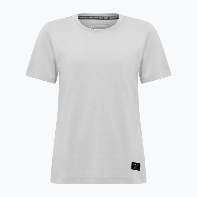 Maglietta da donna Salewa Eagle Logo Patch 0060 bianco ottico