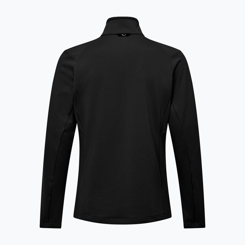 Felpa da trekking uomo Salewa Puez Cammio Polarlite Half Zip Black Out 7