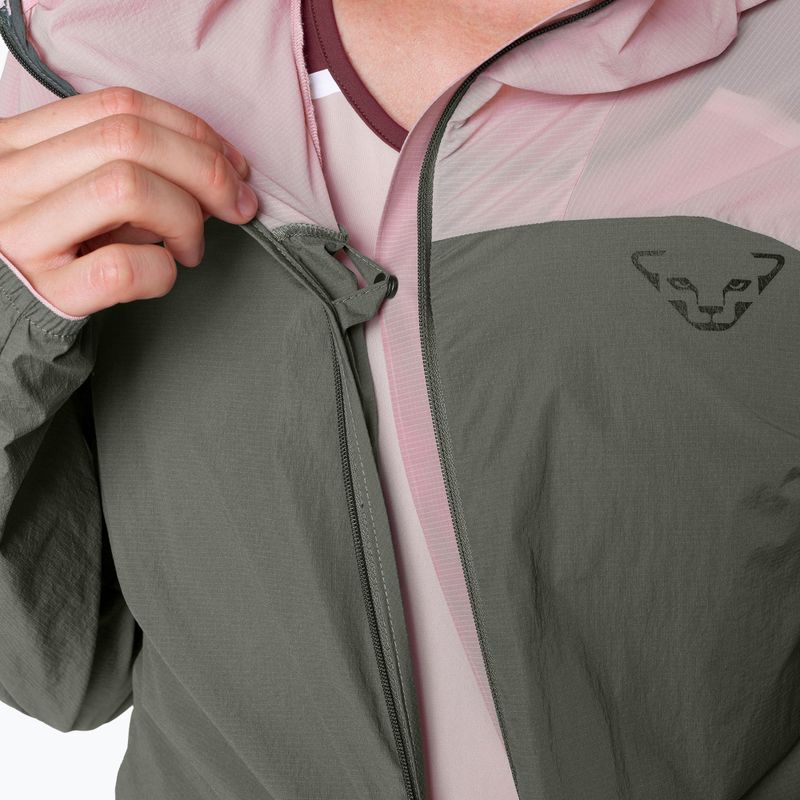Giacca da corsa DYNAFIT Alpine Wind rosa pallido da donna 3