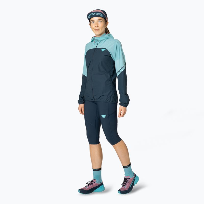 Giacca da corsa DYNAFIT Alpine Wind donna blu marino 3