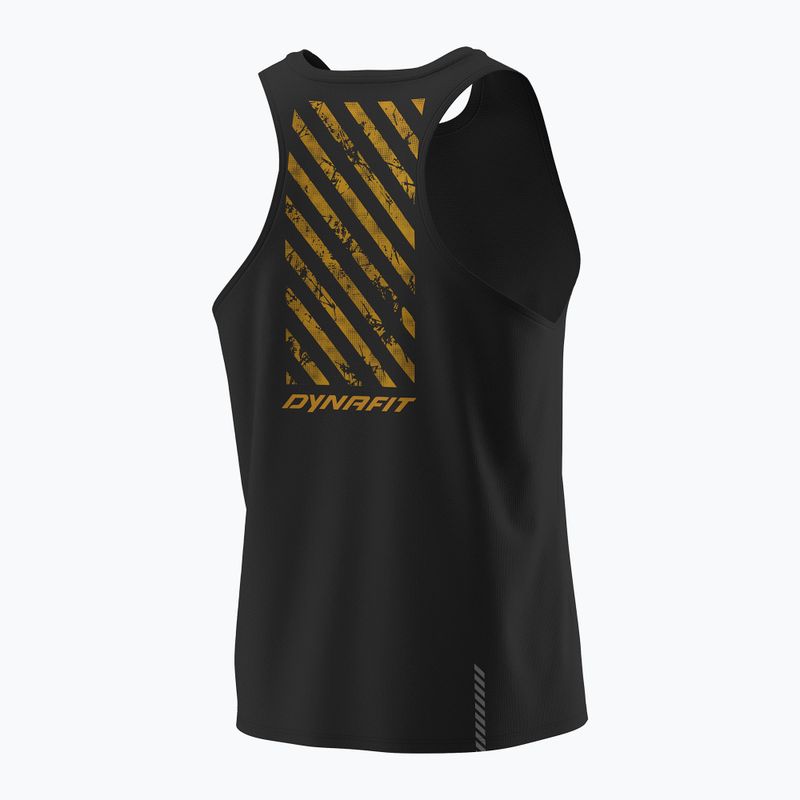 Maglietta da corsa DYNAFIT Trail Tank da uomo, nero out 2