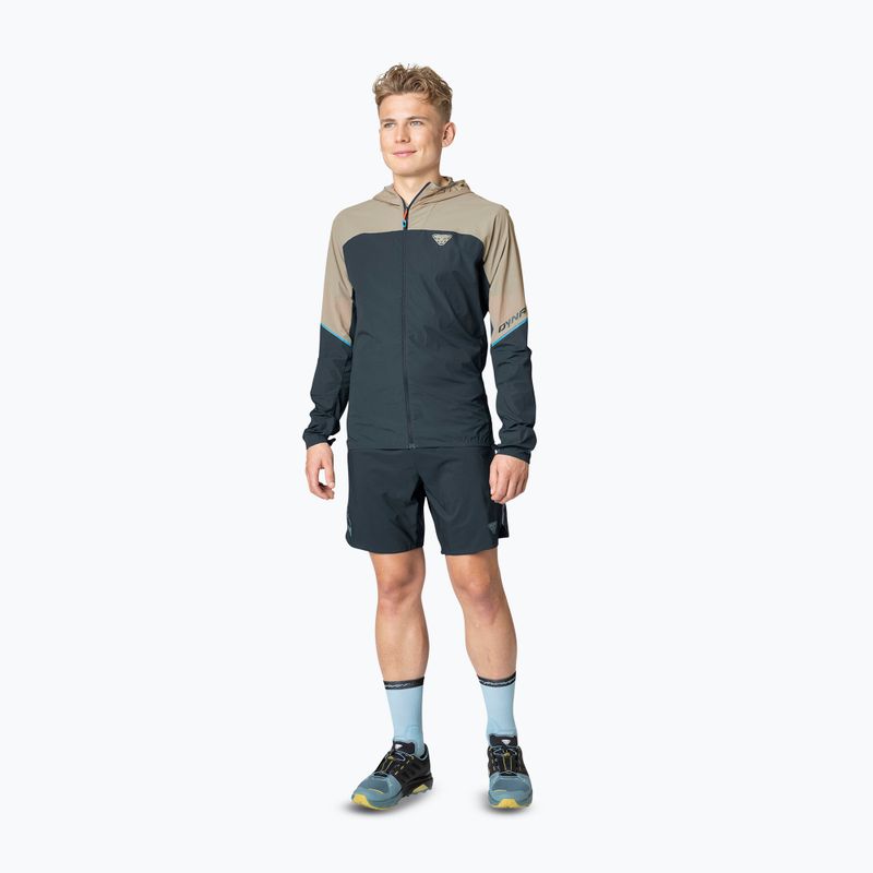 Giacca da running DYNAFIT Alpine Wind rock kaki da uomo 2