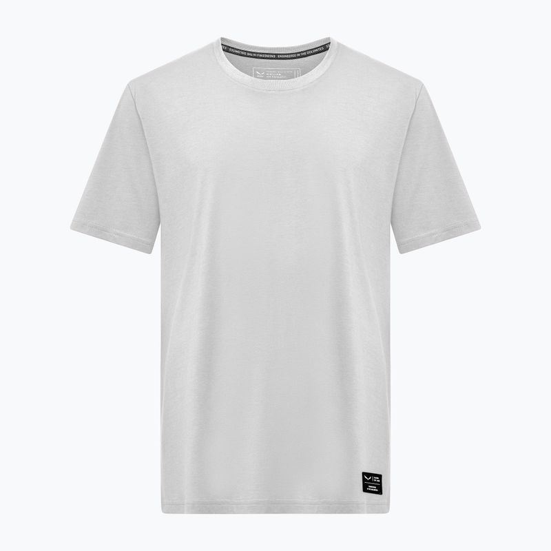 Maglietta Salewa Eagle Logo Patch Uomo 0060 bianco ottico