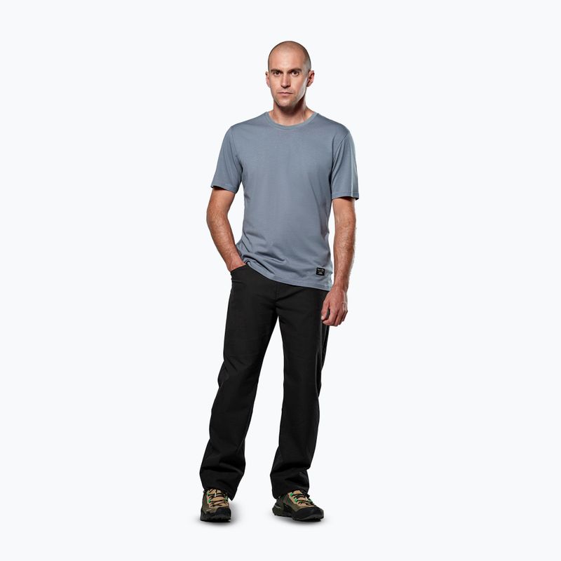 T-shirt Salewa Eagle Logo Patch Uomo 8100 blu java 2