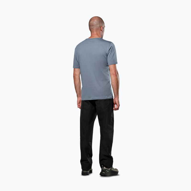 T-shirt Salewa Eagle Logo Patch Uomo 8100 blu java 3