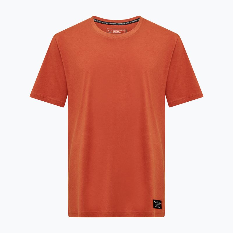 Maglietta Salewa Eagle Logo Patch uomo 7240 bombay brown