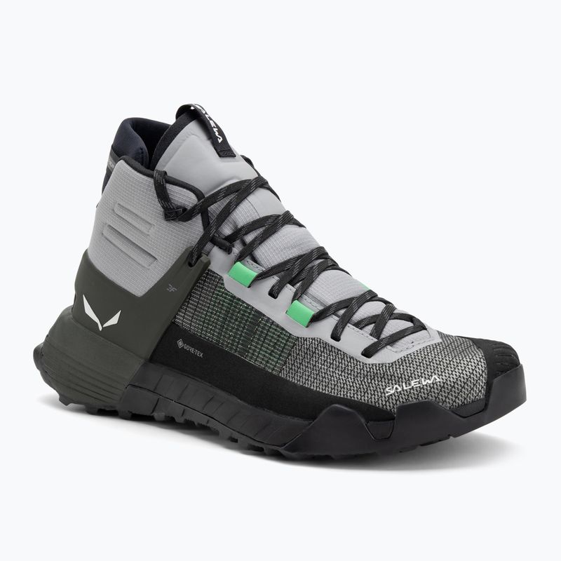 Scarpa da avvicinamento Salewa Wildfire Nxt Mid GTX da uomo in lega / oliva scuro