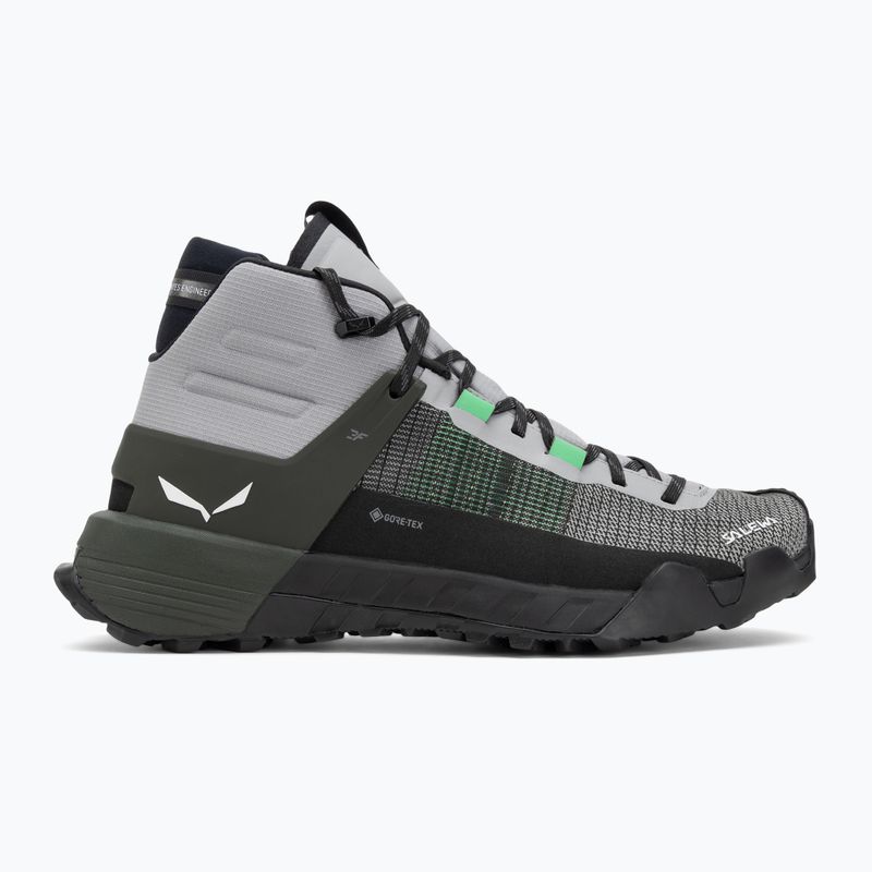 Scarpa da avvicinamento Salewa Wildfire Nxt Mid GTX da uomo in lega / oliva scuro 2