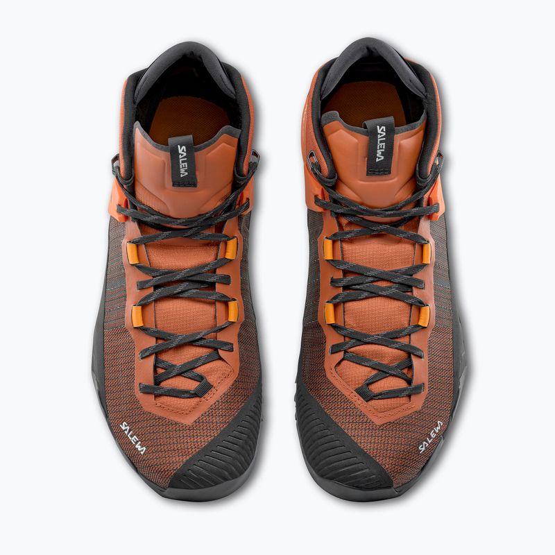 Scarpa da avvicinamento Salewa Wildfire Nxt Mid GTX da uomo, marrone bombay / tumerico 3