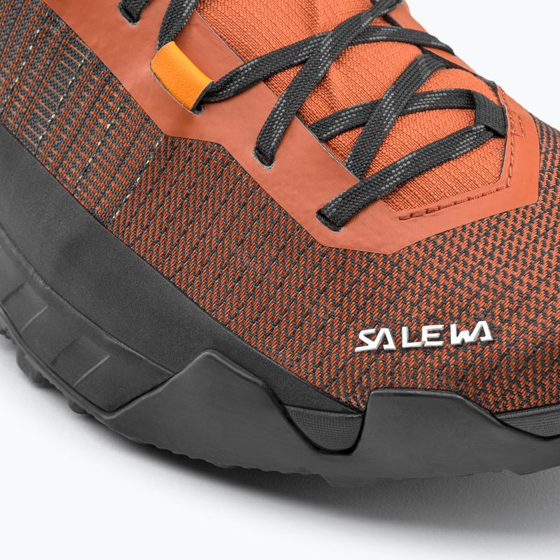 Scarpa da avvicinamento Salewa Wildfire Nxt Mid GTX da uomo, marrone bombay / tumerico 6