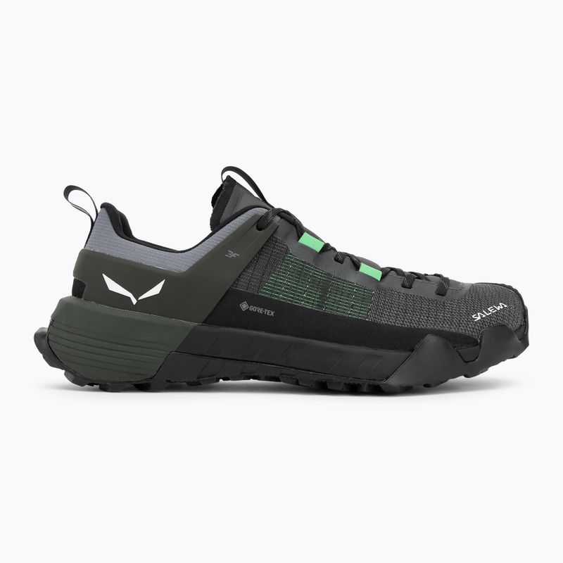 Salewa Wildfire Nxt GTX onyx / irish green scarpa da avvicinamento da uomo 2