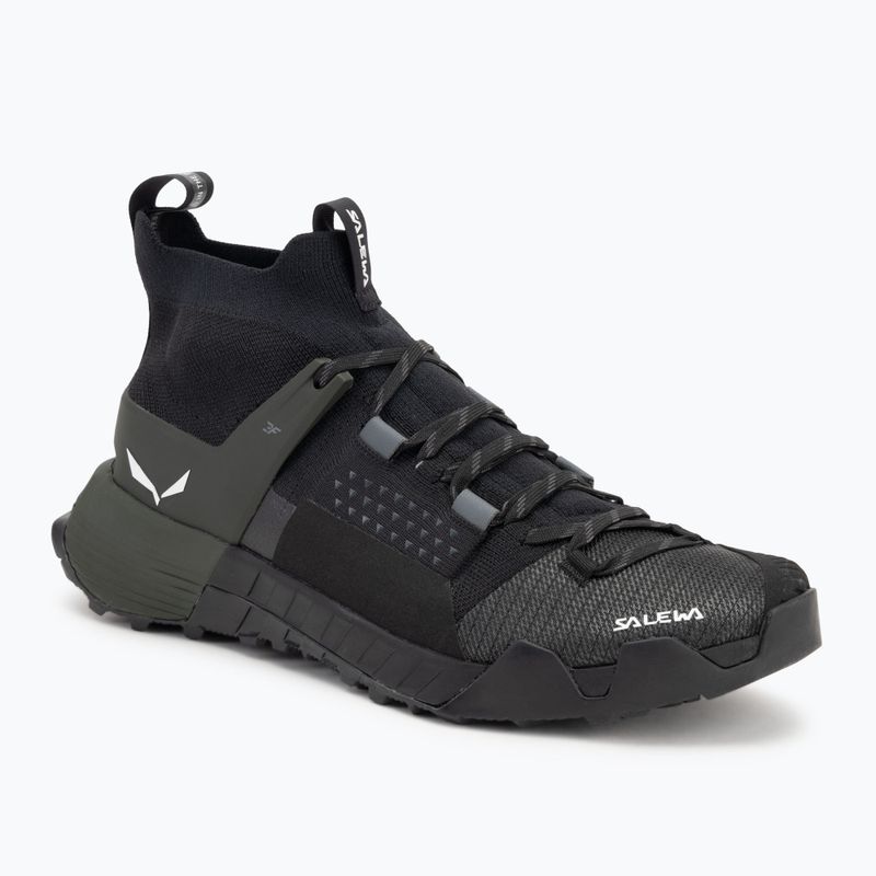 Scarpa da avvicinamento Salewa Wildfire Nxt Knit onice / oliva scura da uomo