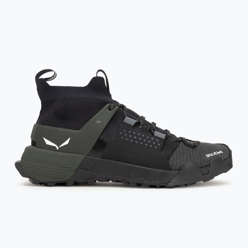 Scarpa da avvicinamento Salewa Wildfire Nxt Knit onice / oliva scura da uomo 2