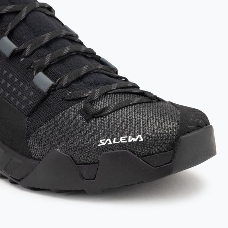 Scarpa da avvicinamento Salewa Wildfire Nxt Knit onice / oliva scura da uomo 7