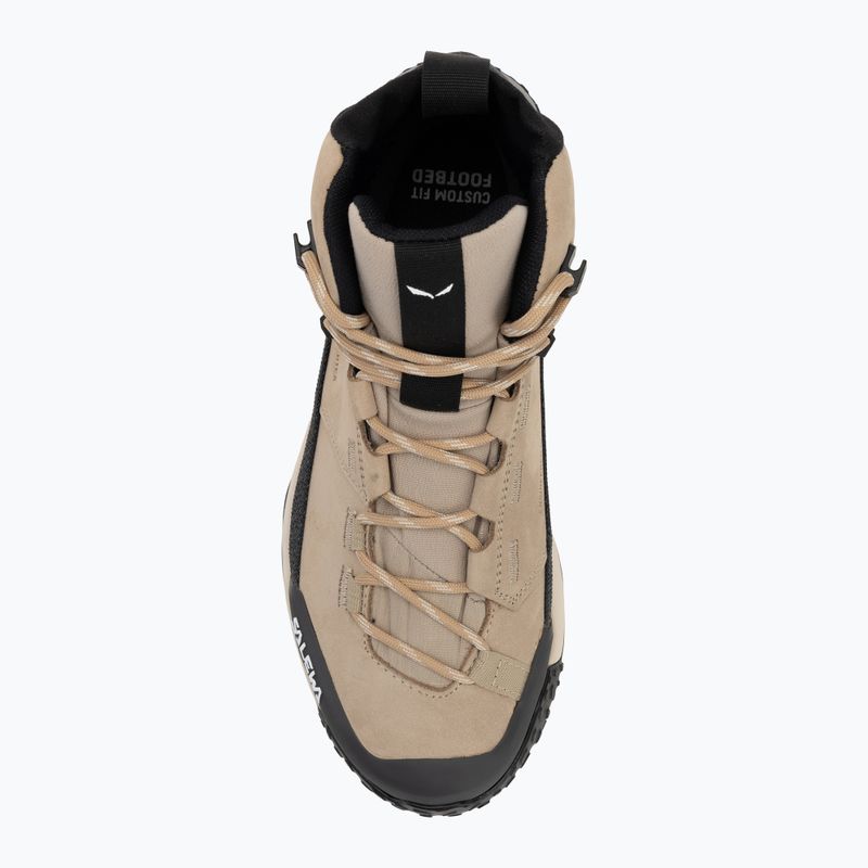 Stivali da trekking Salewa da donna Puez Leather Mid Ptx sabbie mobili / onice 5