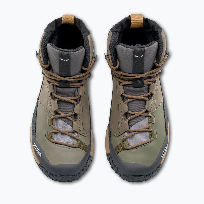 Stivali da trekking Salewa da donna Puez Leather Mid Ptx bungee cord / onyx 3