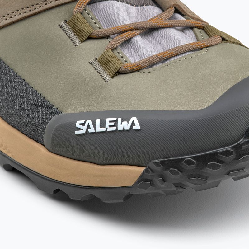 Stivali da trekking Salewa da donna Puez Leather Mid Ptx bungee cord / onyx 7