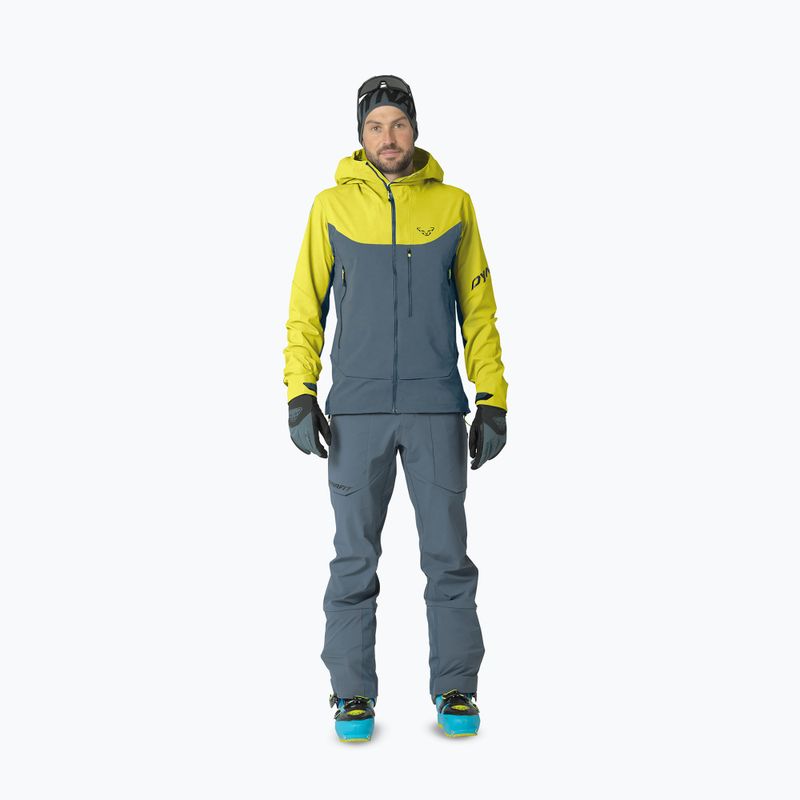 Giacca da scialpinismo da uomo DYNAFIT Radical Softshell golden lime 2