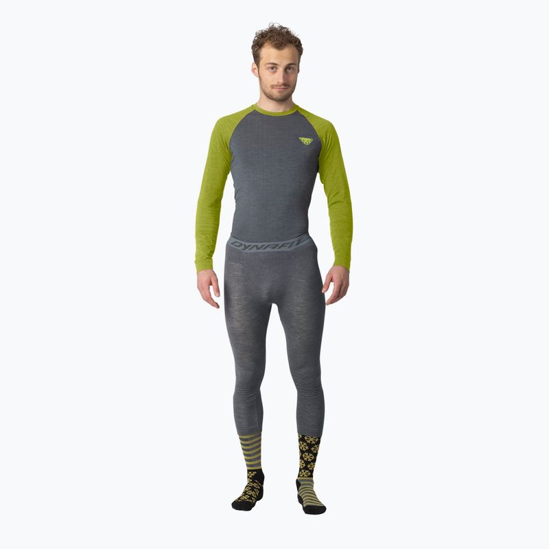 Maglia termica da uomo DYNAFIT Tour Light Merino golden lime 2