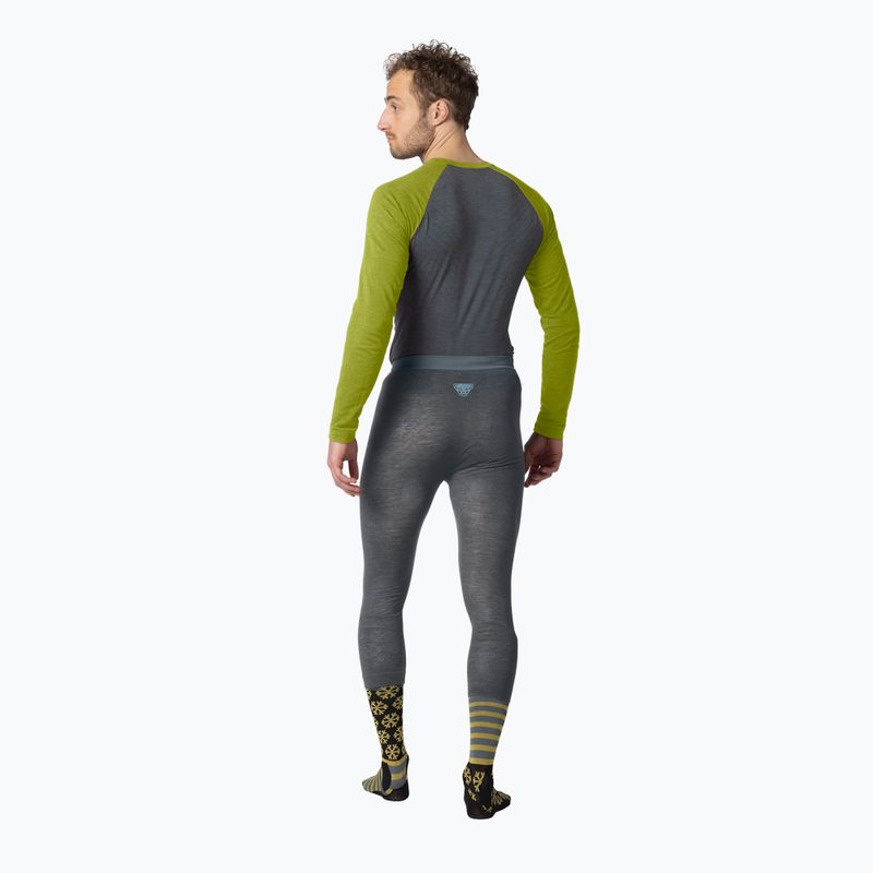 Maglia termica da uomo DYNAFIT Tour Light Merino golden lime 3