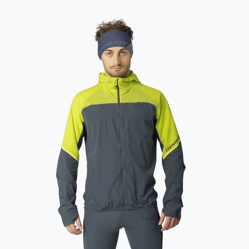 Giacca running uomo DYNAFIT Alpine Wind ultra yellow