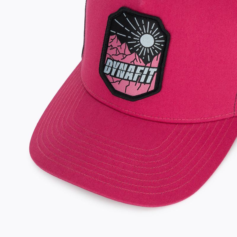 Cappellino con visiera DYNAFIT Patch Trucker magenta 3