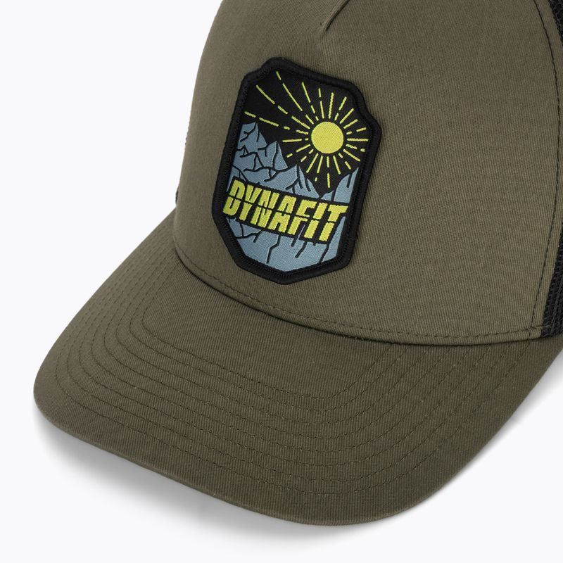 Cappellino con visiera DYNAFIT Patch Trucker military green 3