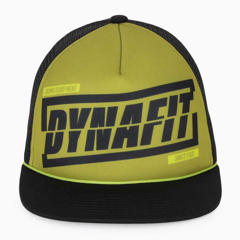 Cappellino trucker DYNAFIT Graphic Trucker golden lime/tabloid 2