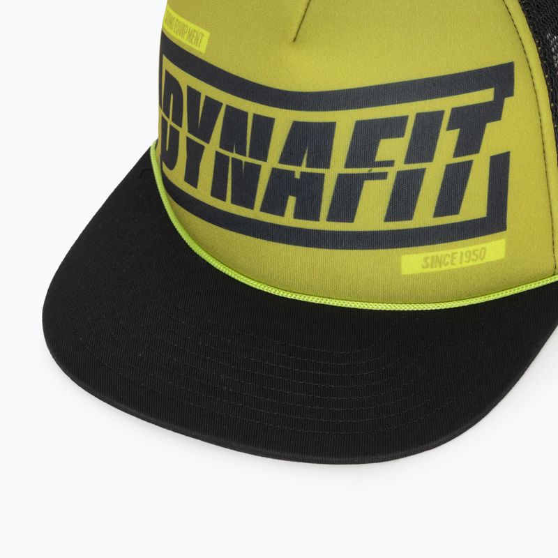 Cappellino trucker DYNAFIT Graphic Trucker golden lime/tabloid 3