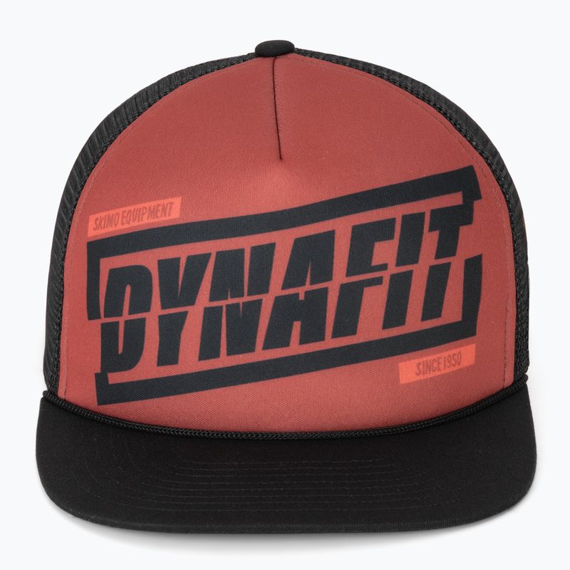 Cappellino con visiera DYNAFIT Graphic Trucker mineral red/tabloid 2