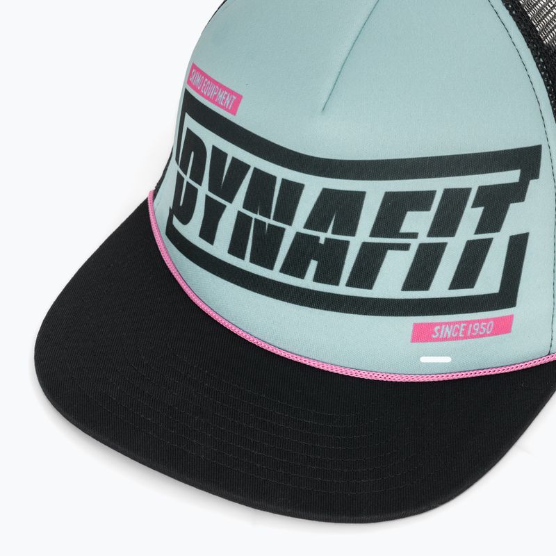 Cappellino con visiera DYNAFIT Graphic Trucker cloud blue/tabloid 3