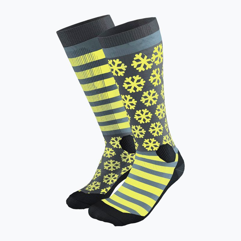 Calze da sci DYNAFIT FT Graphic smoke blue