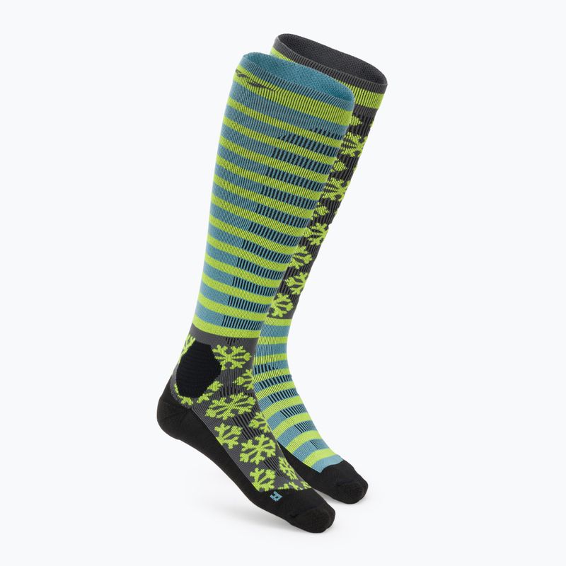 Calze da sci DYNAFIT FT Graphic smoke blue