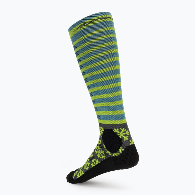 Calze da sci DYNAFIT FT Graphic smoke blue 2
