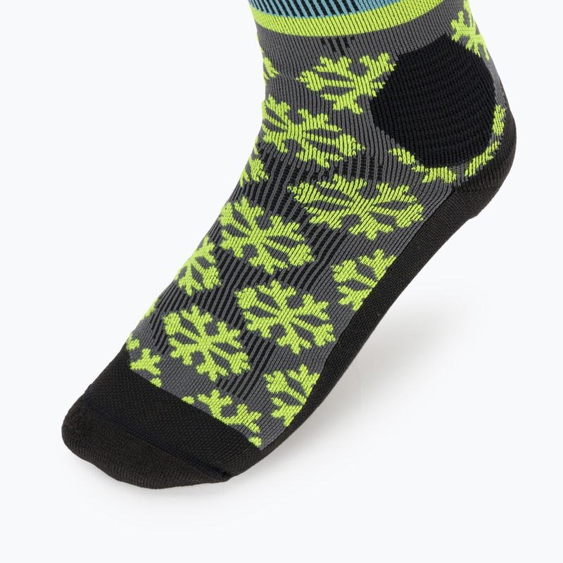 Calze da sci DYNAFIT FT Graphic smoke blue 3